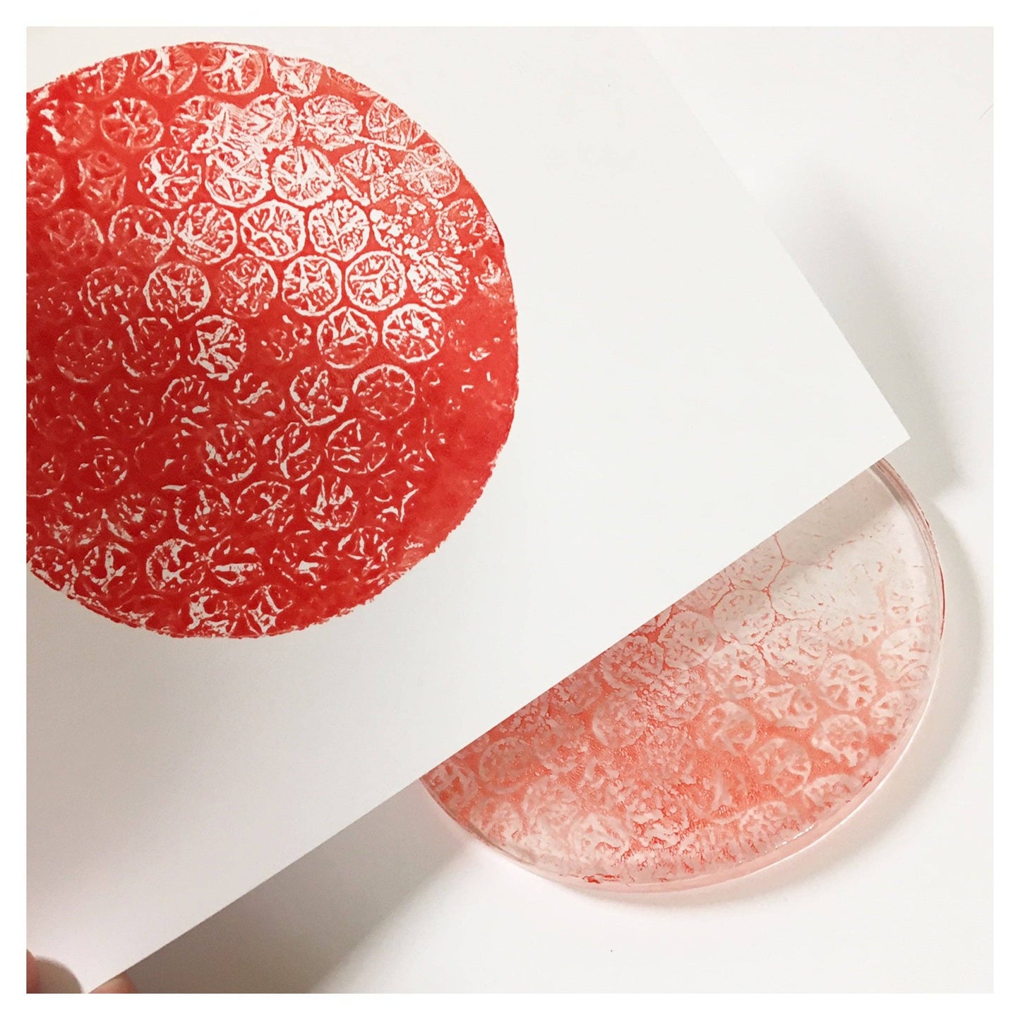 4” Round Gelli® Printing Plate