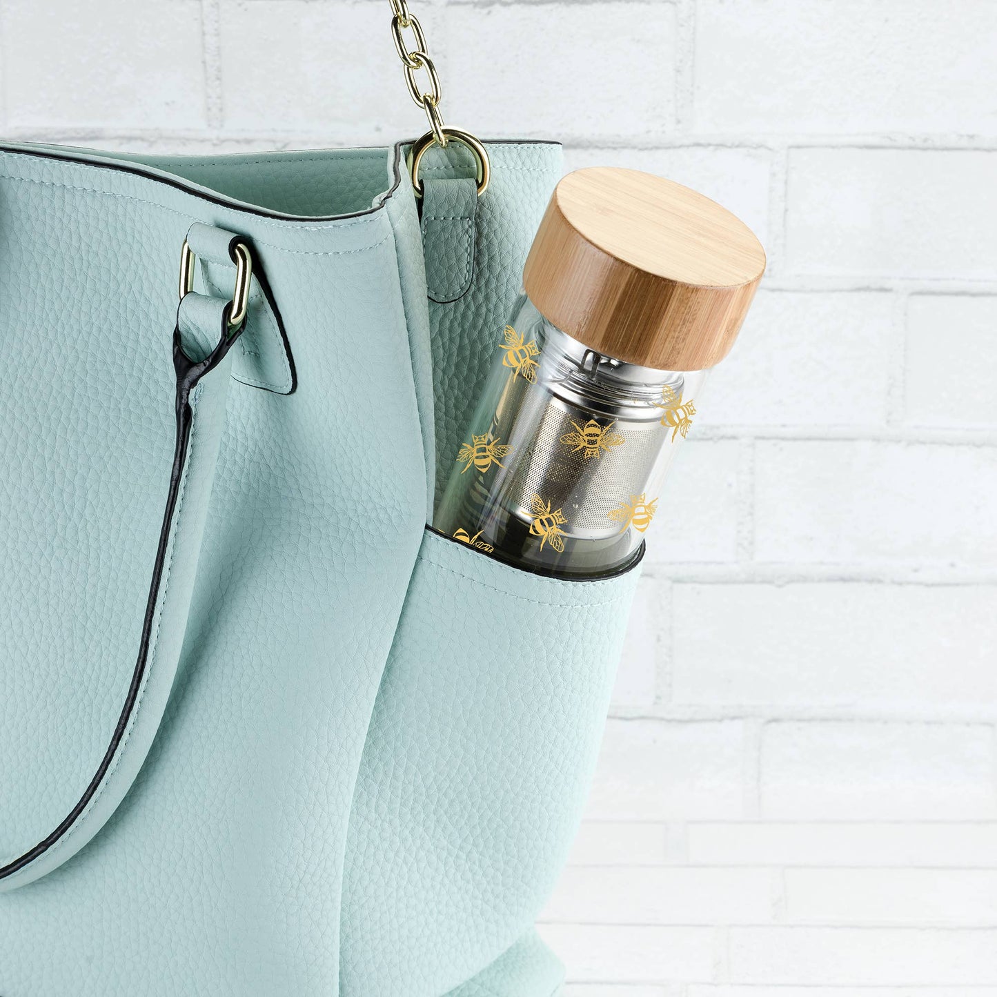 Blair Bee Glass Travel Infuser Mug