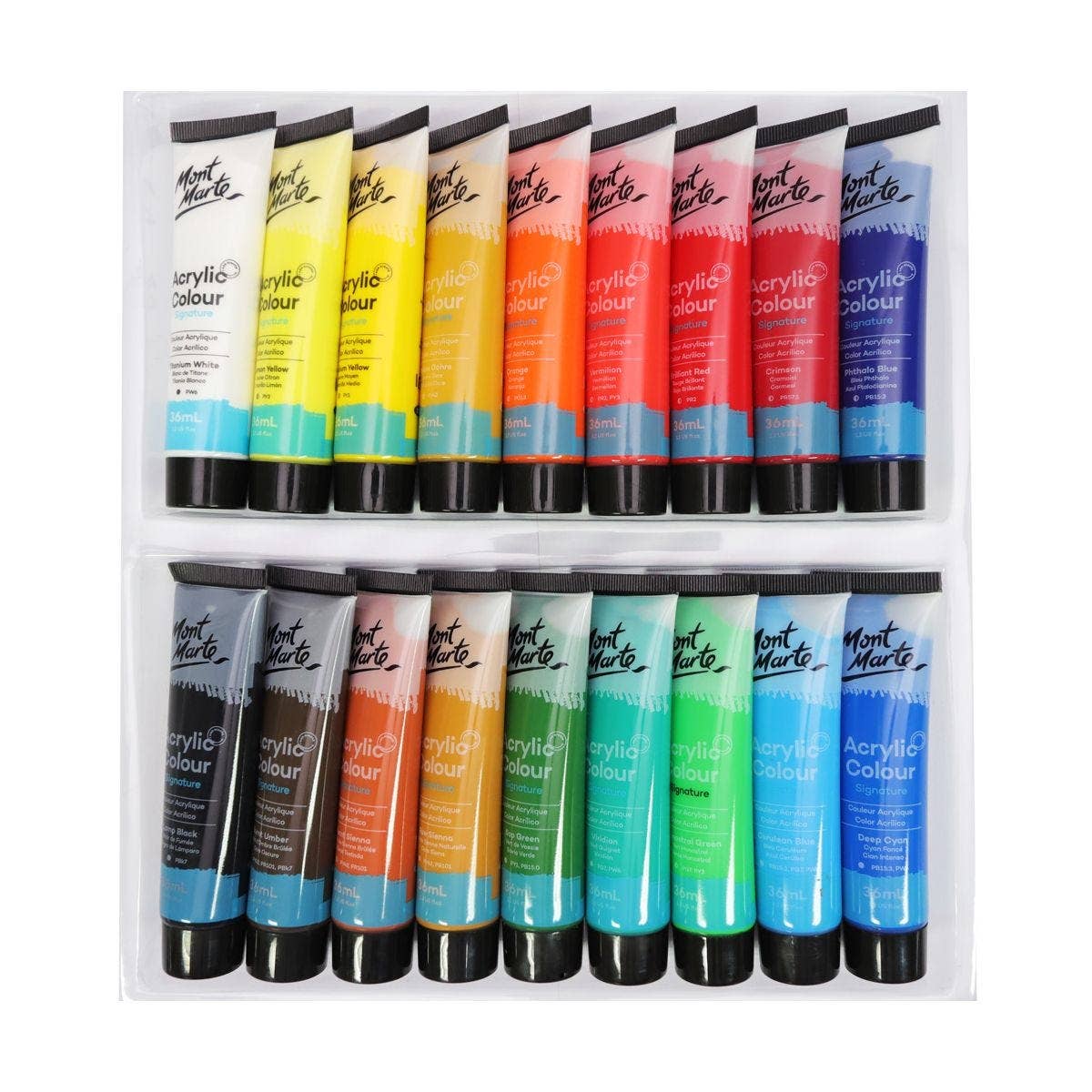 Acrylic Colour Paint Set Signature 18 pc. x 1.2 US fl. oz.