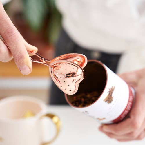 Rose Gold Heart Tea Infuser