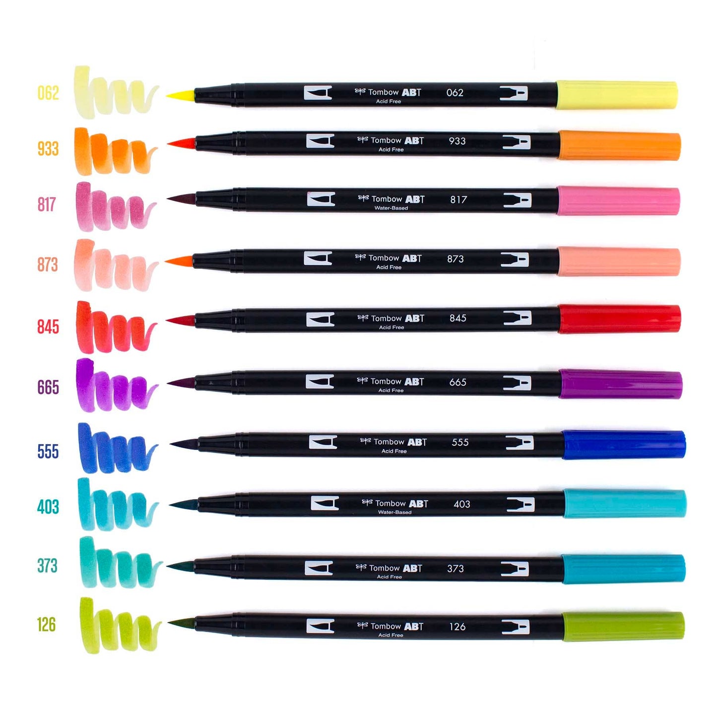 Dual Brush Pen Art Markers: Retro - 10-Pack