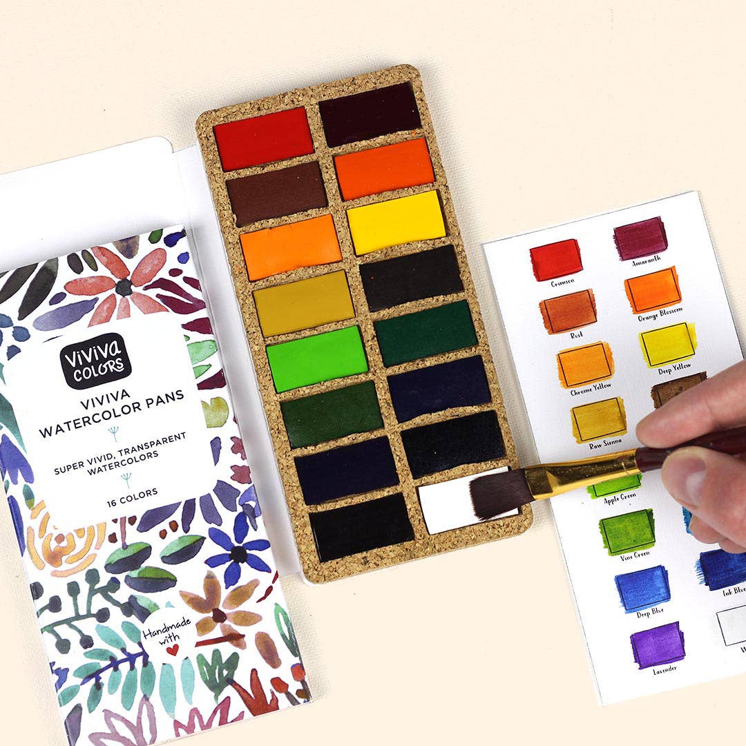 Viviva Watercolor Pans Set - Original