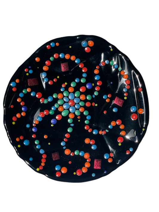 Fused Glass - 8" Round Plate