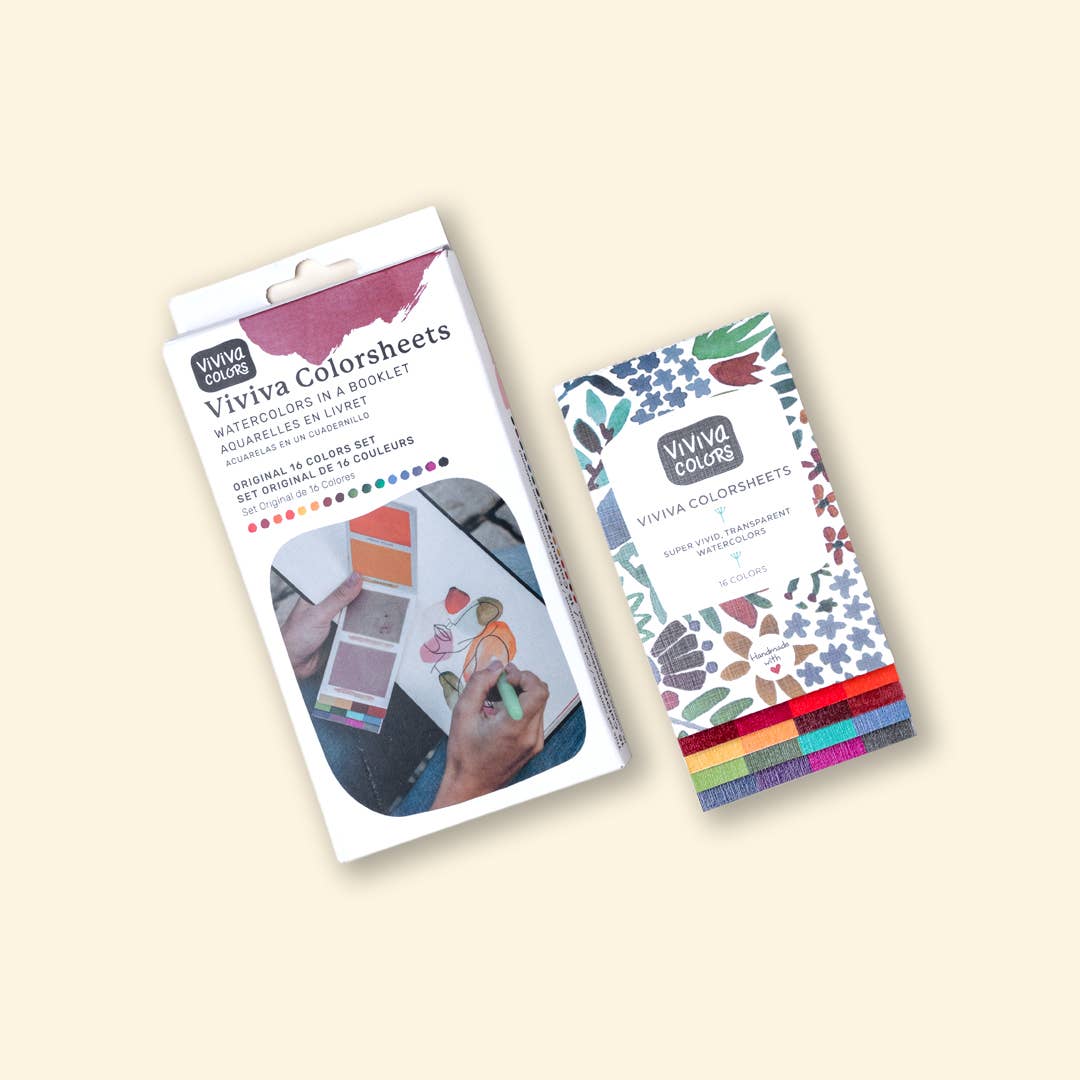 Viviva Watercolor Colorsheets - Original, Spring, Fall, or Metallic