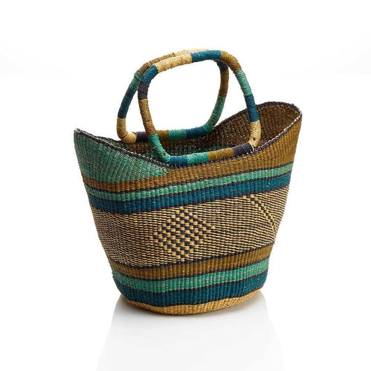 Grasslands African Tote Basket