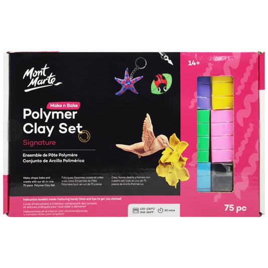 Make n Bake Polymer Clay Set Signature 75pc