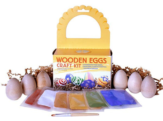 Wooden Eggs Craft Kit